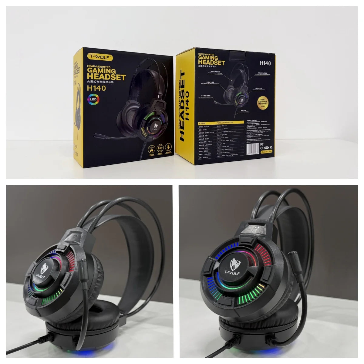 Audifonos Gamer - RGB USB CON MICRÓFONO – Confort y Sonido Envolvente