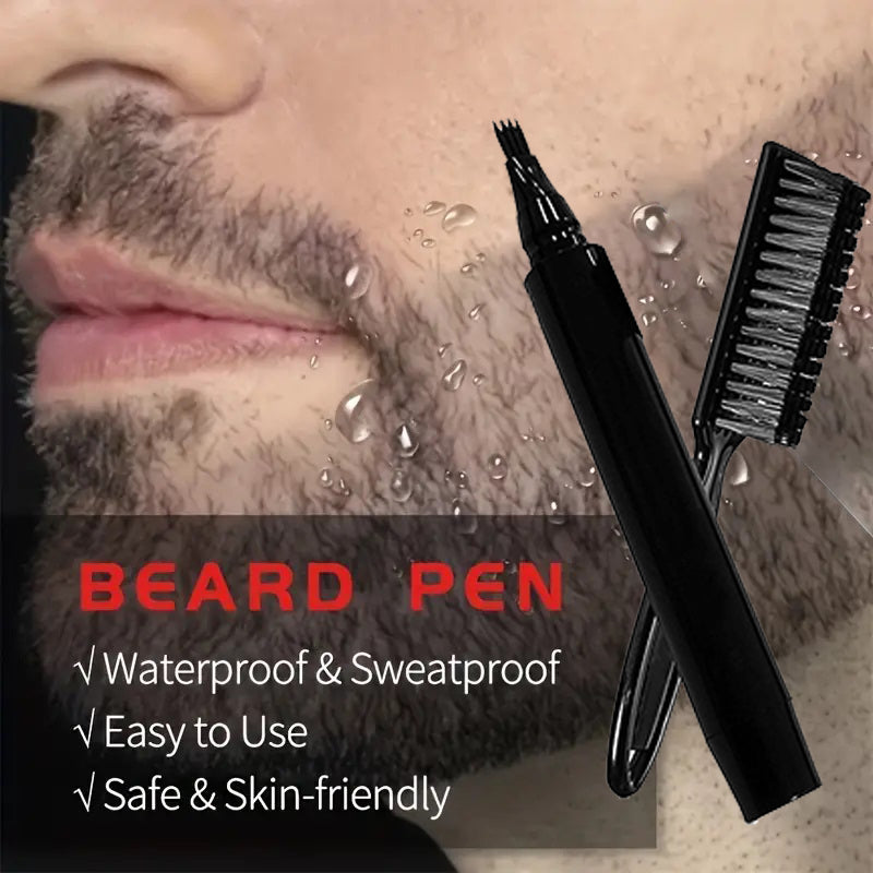 Lápiz de precisión para rellenar la barba