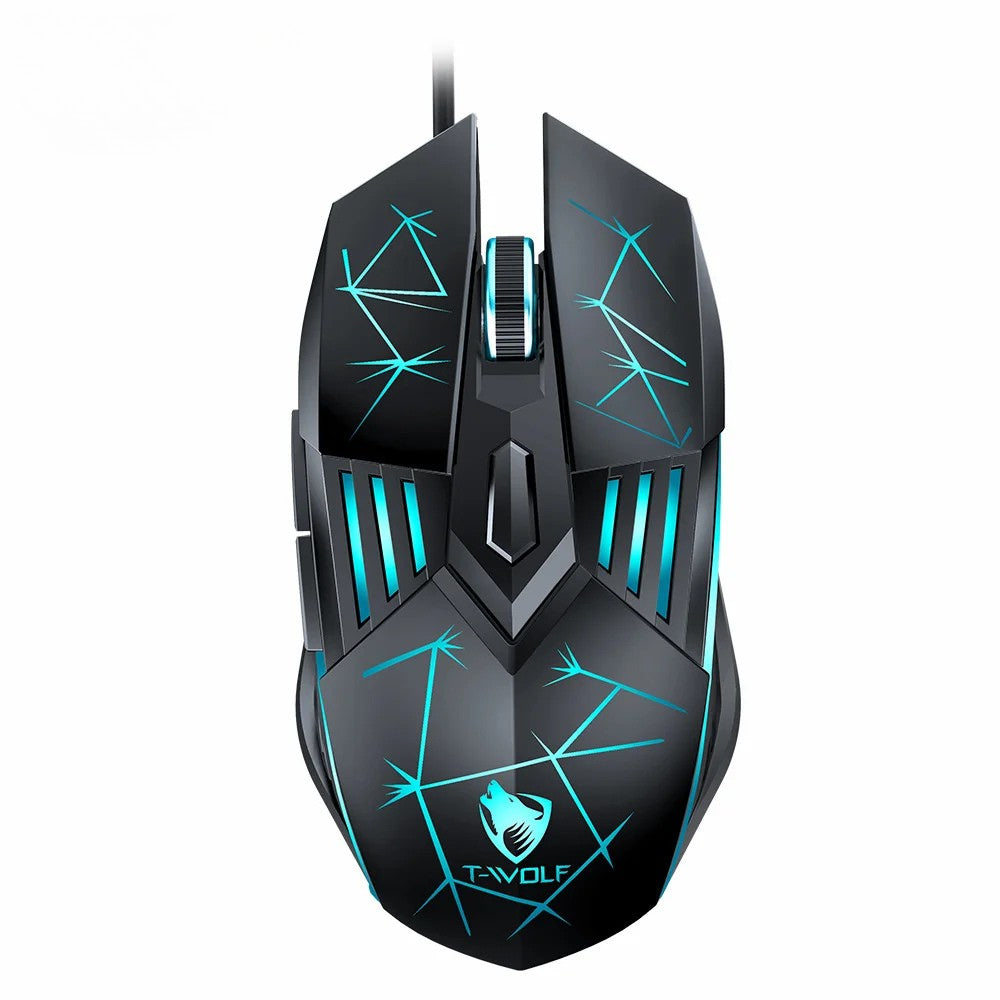 Mouse Gaming -T-wolf G560  – 6 Botones, DPI Ajustable, Luces RGB