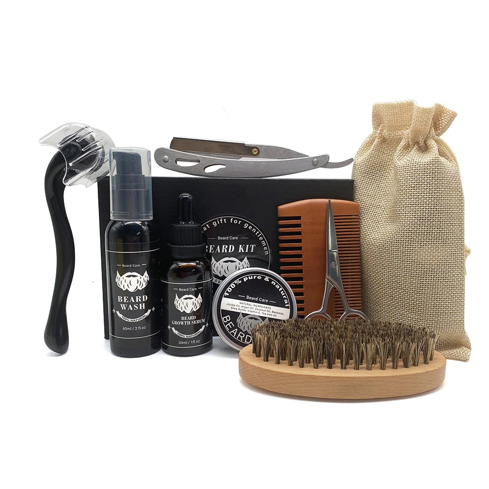 Kit Premium de Crecimiento y Cuidado de Barba