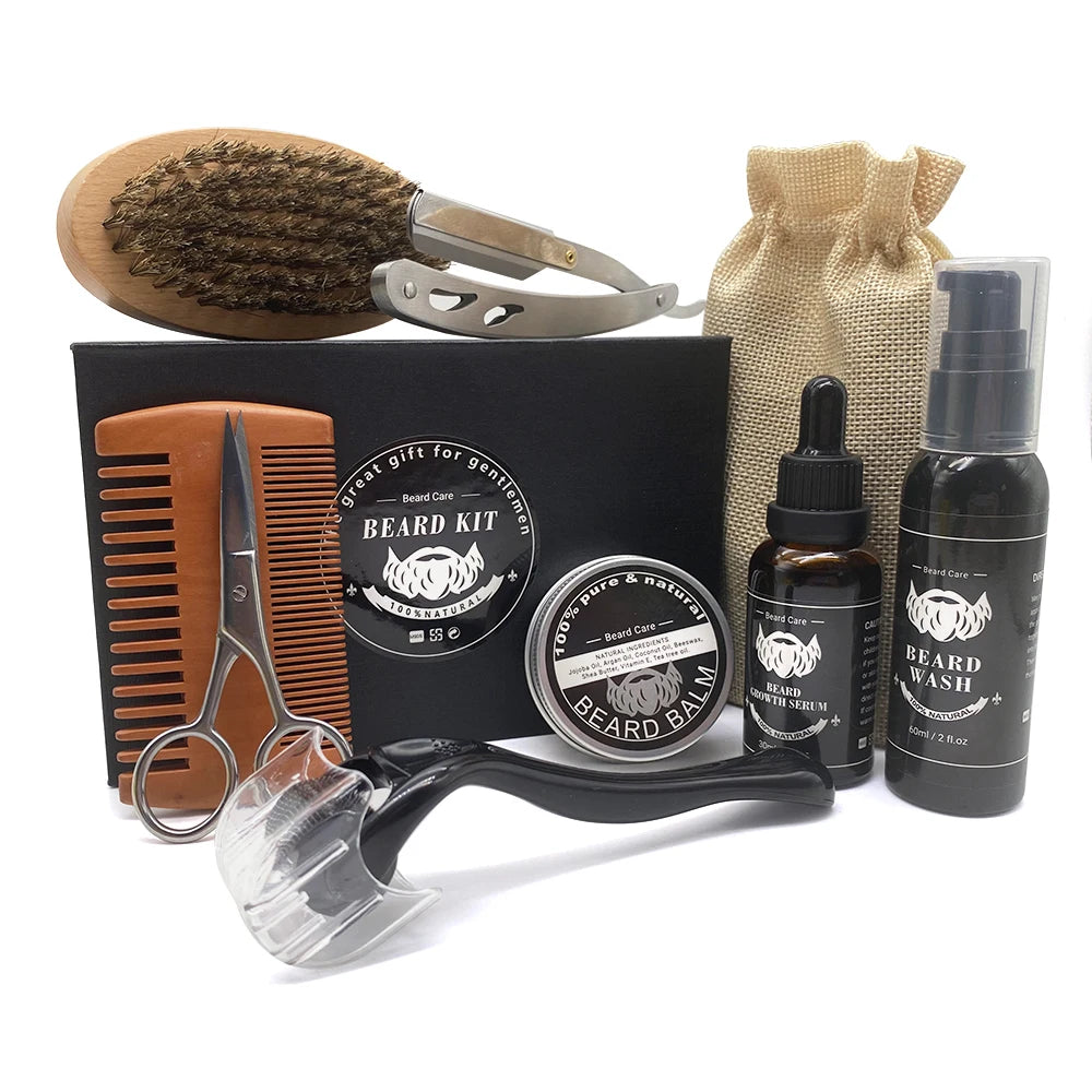 Kit Premium de Crecimiento y Cuidado de Barba
